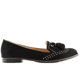 Mocassins femme noir 22-05 Noir