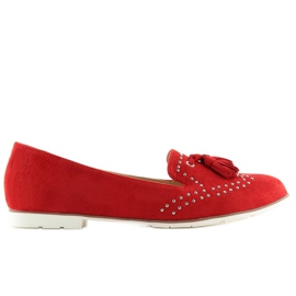 Mocassins Femme Rouge 22-05 Rouge