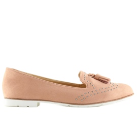 Mocassins rose femme rose 22-05 Rose