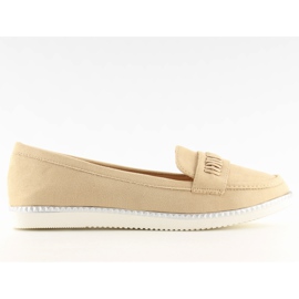 Mocassins femme beiges 22-07 Beige Mocassins femme beiges 22-07 Beige
