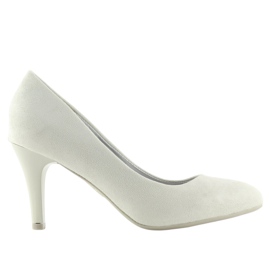 Escarpins bouts en amande gris B-41 Gris