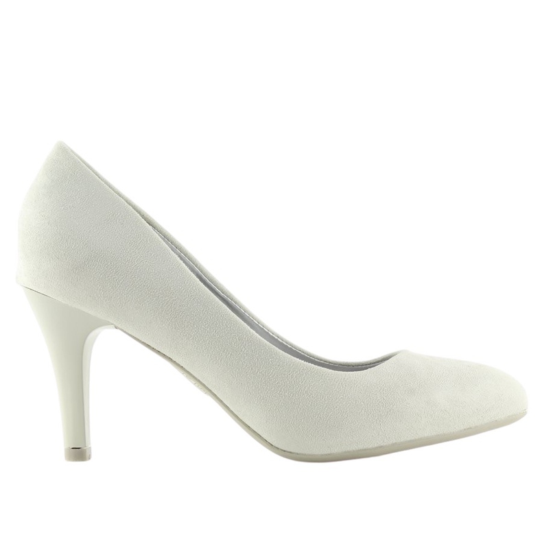 Escarpins bouts en amande gris B-41 Gris