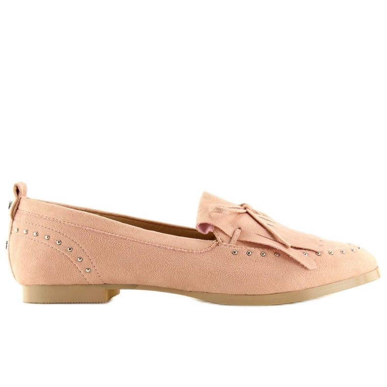 Rose Mocassins rose femme G242 Rose