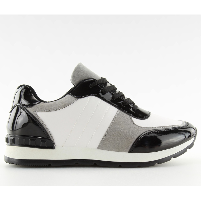 Chaussures de sport femme noir et blanc G-84 Black blanche
