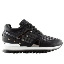 Chaussures de sport pour femmes noires G-119 Noir le noir