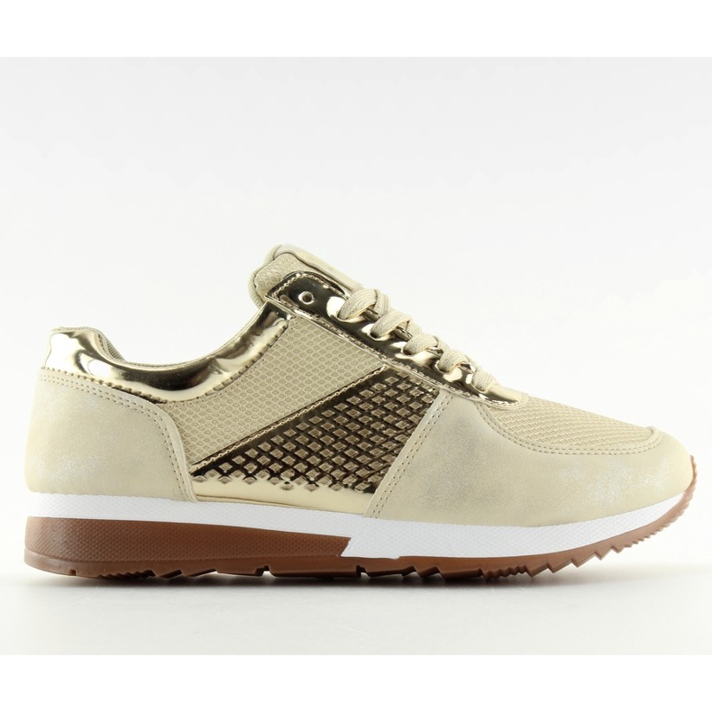 Chaussures de sport dorées pour femmes N007 Gold d'or Chaussures de sport dorées pour femmes N007 Gold d'or