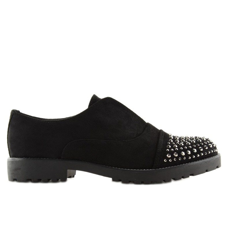 Mocassins noirs orteils ornés 22-2 Noir le noir Mocassins noirs orteils ornés 22-2 Noir le noir