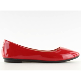 Ballerines femme rouge doux 9988-60