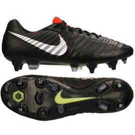 Nike Tiempo Legend 7 Elite Sg Pro Ac M AR4387-006 chaussures de football noir noir