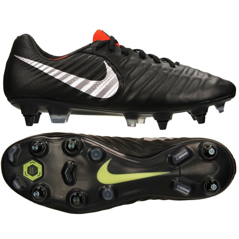 Nike Tiempo Legend 7 Elite Sg Pro Ac M AR4387-006 chaussures de football le noir le noir