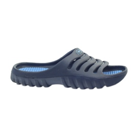 American Club Chaussons de piscine pour enfants américains bleu marin
