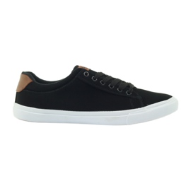 American Club Baskets américaines baskets chaussures pour hommes noir brun