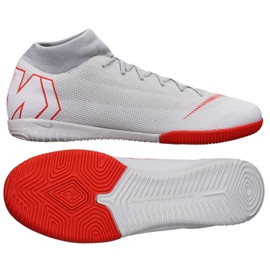 Chaussures de football Nike Merurial Superflyx 6 Academy Ic M AH7369-060 multicolore blanche