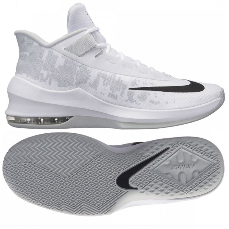 Chaussures de basket Nike Air Max Infuriate 2 Mid M AA7066-100 blanche blanche Chaussures de basket Nike Air Max Infuriate 2 Mid M AA7066-100 blanche blanche