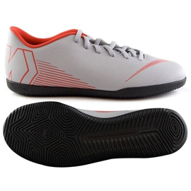 Chaussures d'intérieur Nike Mercurial Vapor 12 Club Ic M AH7385-060 gris gris