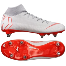 Chaussures de football Nike Mercurial Superfly 6 Academy Sg Pro M AH7364-060 multicolore blanche