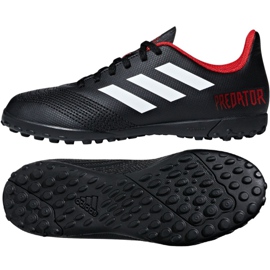 Chaussures de foot Adidas Predator Tango 18.4 Tf Jr DB2338 noir noir