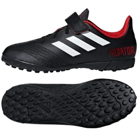 Chaussures de foot Adidas Predator Tango 18.4 TF Jr DB2341 noir noir