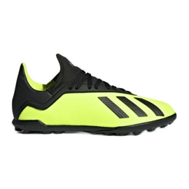 Chaussures de foot Adidas X Tango 18.3 Tf Jr DB2423 multicolore jaune