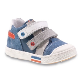 Chaussures enfant Befado 170P004 blanc bleu gris rouge