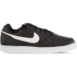 Nike Ebernon Low 002 Noir Blanc blanche le noir