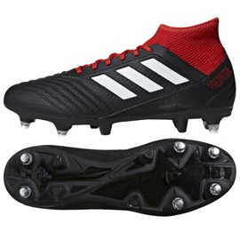 Chaussures de foot Adidas Predator 18.3 Sg M BB7749 rouge noir