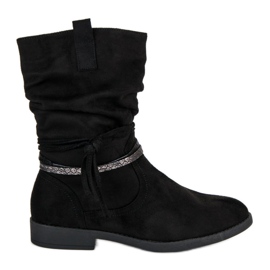 Seastar Bottes noires confortables le noir