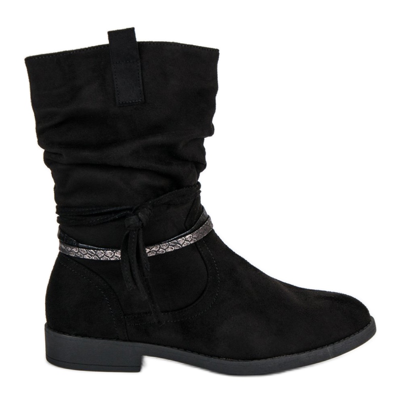 Seastar Bottes noires confortables le noir