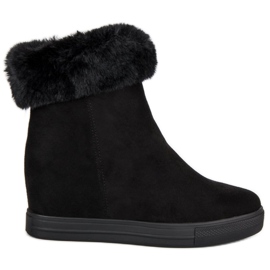 Seastar Bottines compensées noires le noir