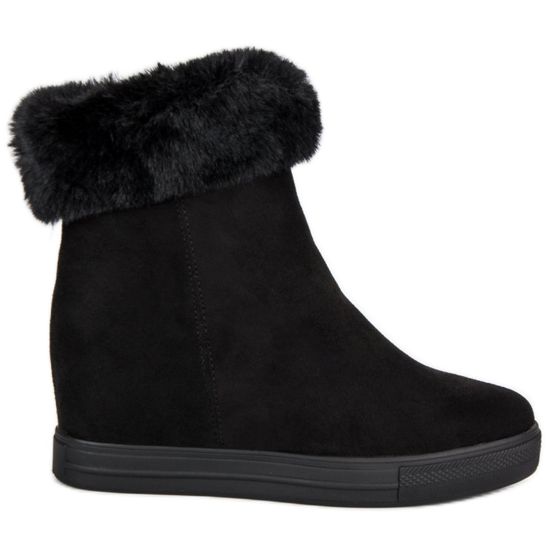 Seastar Bottines compensées noires le noir