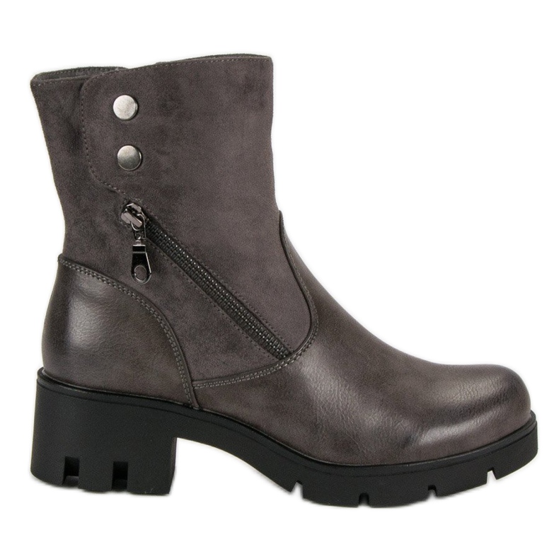 Filippo Bottes confortables avec protecteur gris
