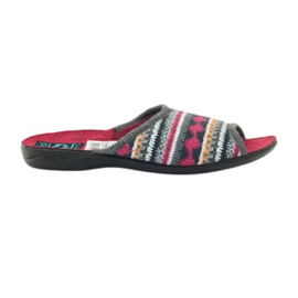 Chaussons Norvégiens Adanex blanche gris multicolore rouge