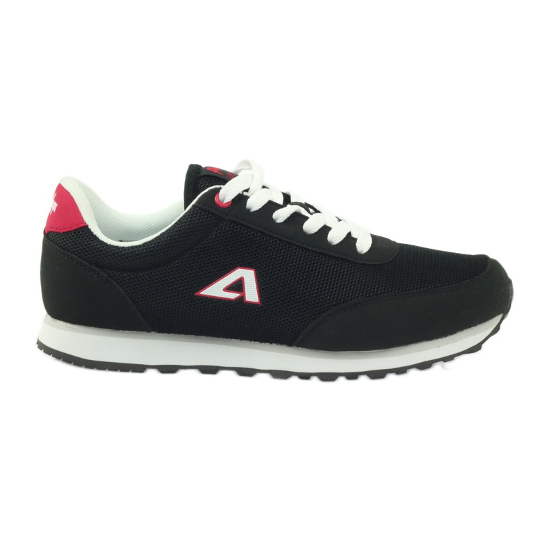 American Club American ADI chaussures de sport pour femmes 1756 noir le noir rouge