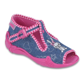Chaussures enfant Befado 213P106 bleu rose