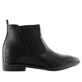 Bottines Chelsea noires A-188 Noir