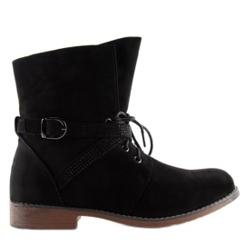 Noir Bottines femme W305 Noir le noir