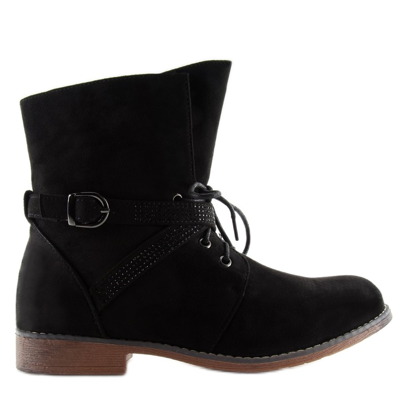 Noir Bottines femme W305 Noir le noir