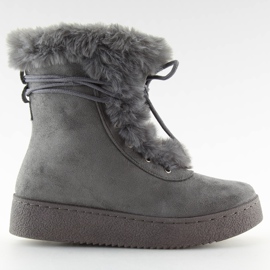 Bottes de neige bottes gris KK-99 gris