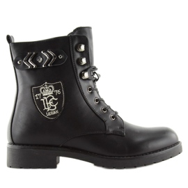 Bottes noires pour femmes bottes noires H950 Noir