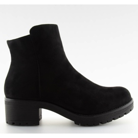 Bottines noires à talons larges JH561