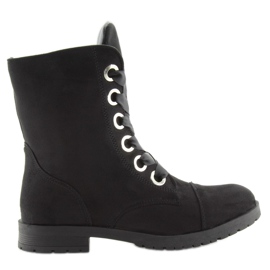 Noir AB-8 Bottes de travail noires le noir
