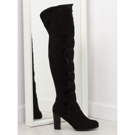 Bottes Mousquetaires Noires FC-H115 Noir le noir