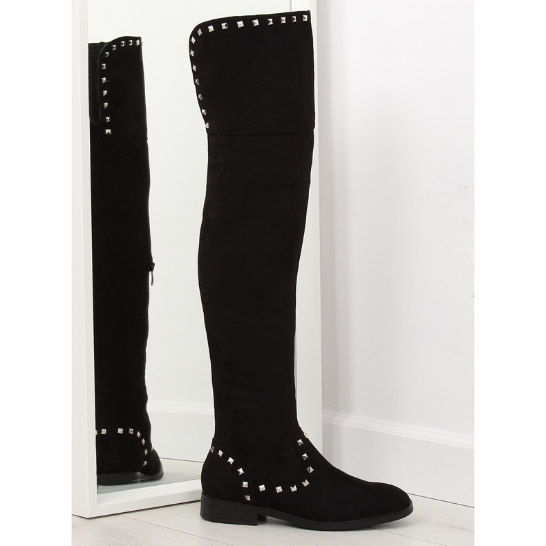 Cuissardes plates noires T161 le noir Cuissardes plates noires T161 le noir