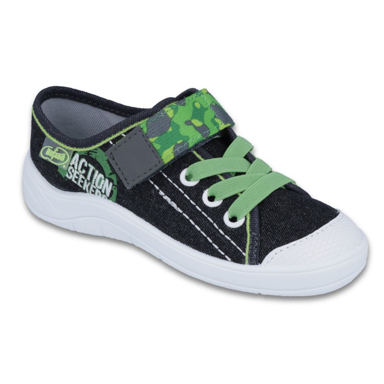 Chaussures pour enfants Befado 251Y102 le noir vert Chaussures pour enfants Befado 251Y102 le noir vert