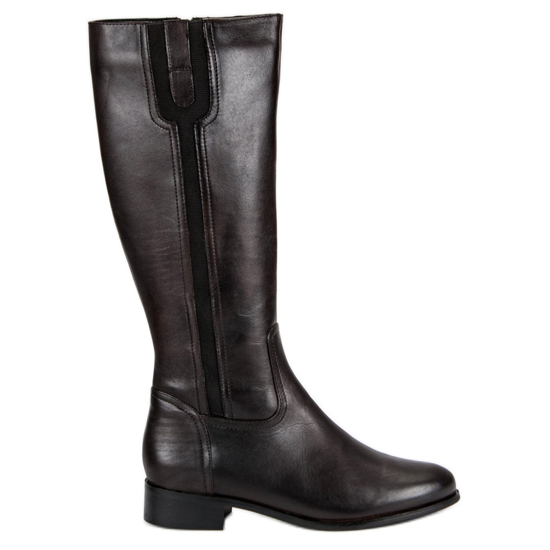 Studio Florence Bottes en cuir classiques brun