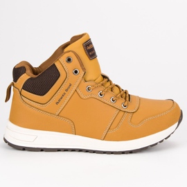 Ax Boxing Bottes camel pour hommes brun jaune