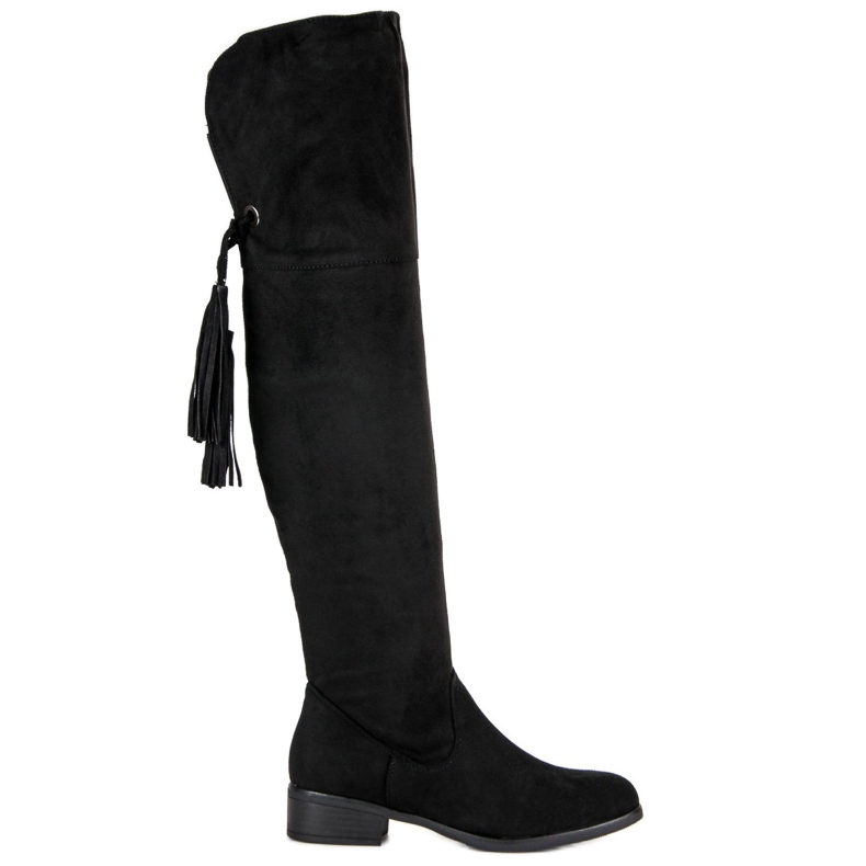 Seastar Bottes de mousquetaire noires le noir