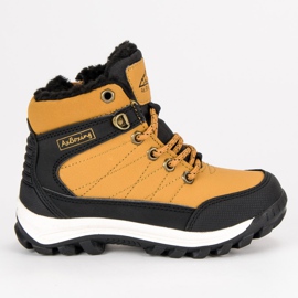 Ax Boxing Chaussures chaudes au dessus de la cheville jaune