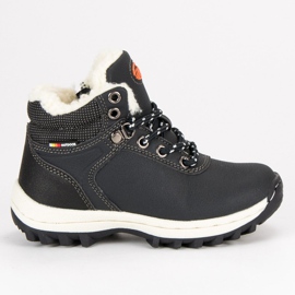 Ax Boxing Chaussures d'hiver avec fermeture à glissière bleu