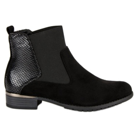 Lucky Shoes Bottes Jodhpur confortables noir